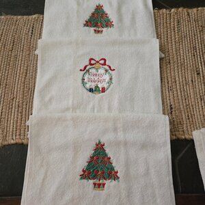 Christmas Themed Hand Towels